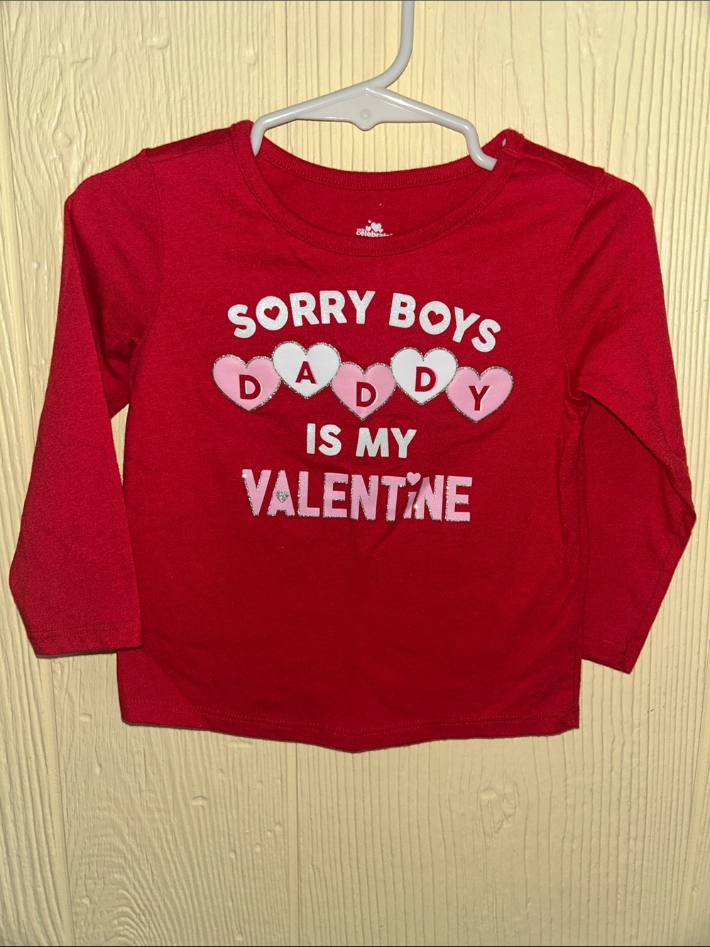 Kids Red 'Daddy Is My Valentine' Long-Sleeve Shirt